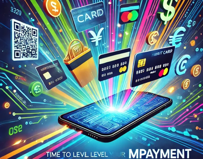 DALL·E 2024-10-29 00.08.57 - A dynamic and futuristic illustration showing a smartphone with various payment icons and currency symbols flying out of it, like credit cards, digita